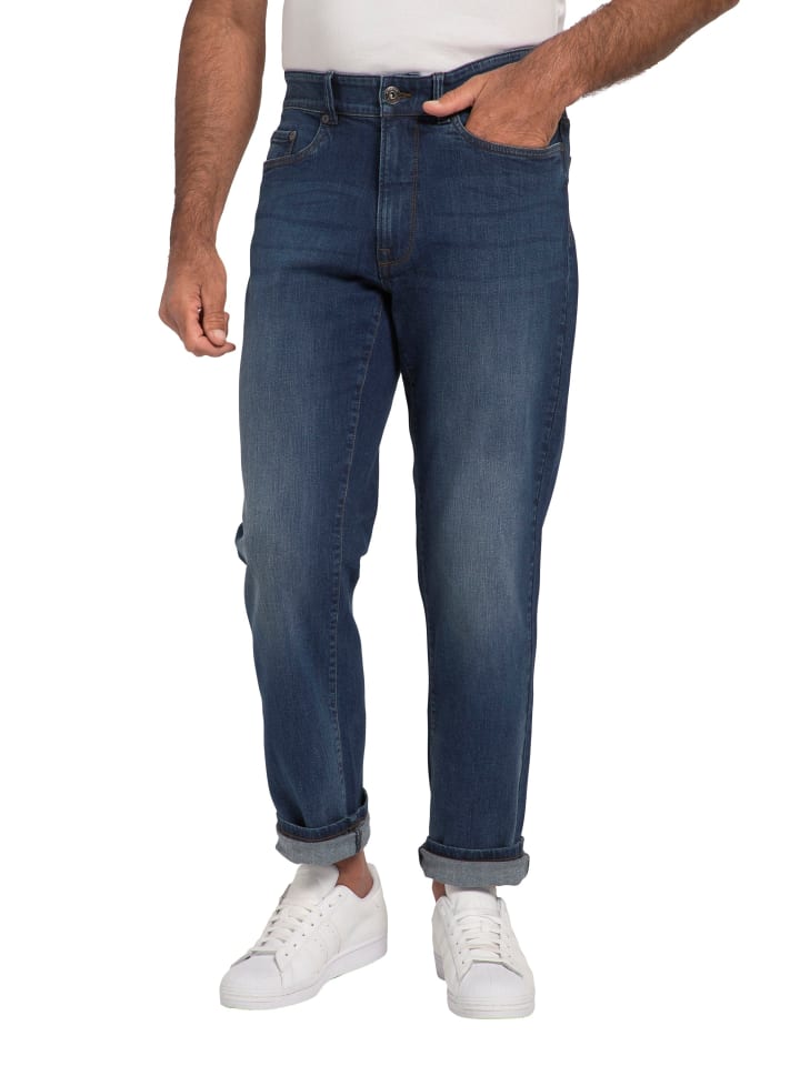 Jeanshose in dark blue denim