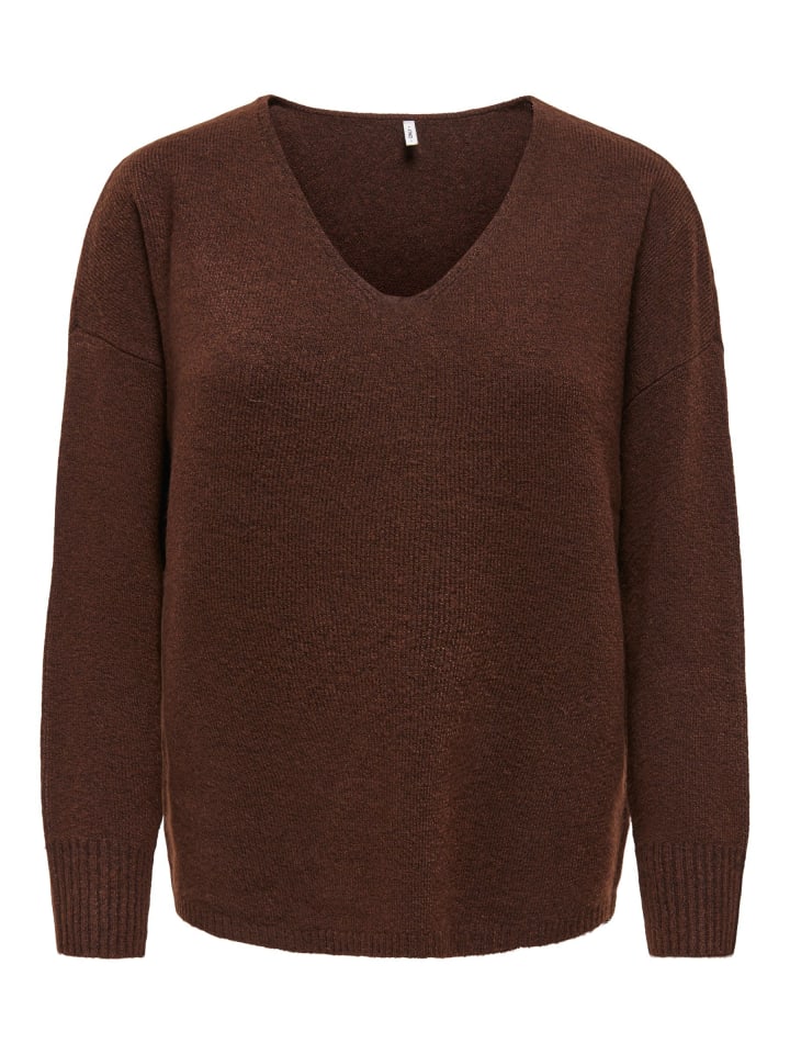 Strickpullover in Coffee Bean
