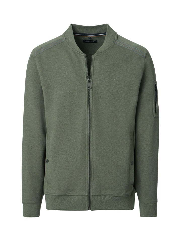 Sweatjacke in Grün