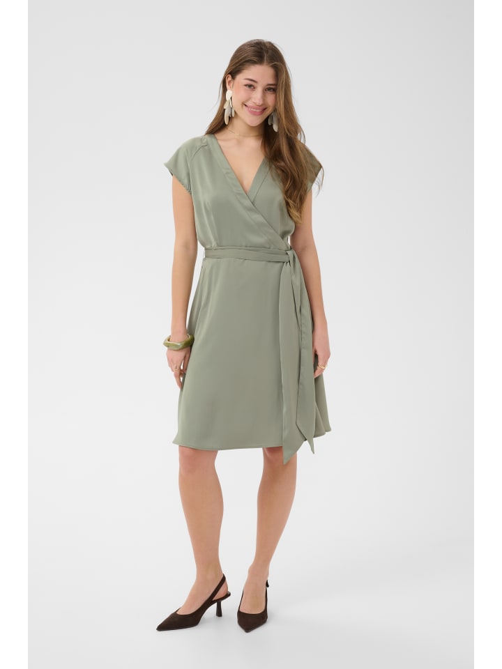 Kleid CRNorie Feminine in Deep Lichen Green