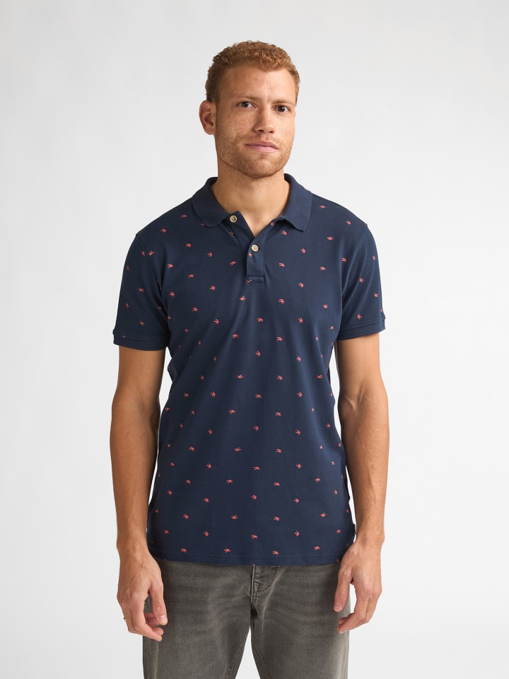 Piqué-Poloshirt OlaVerde in Blau