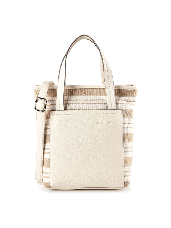 Elodie Shopper Tasche S 26 cm mixed off white