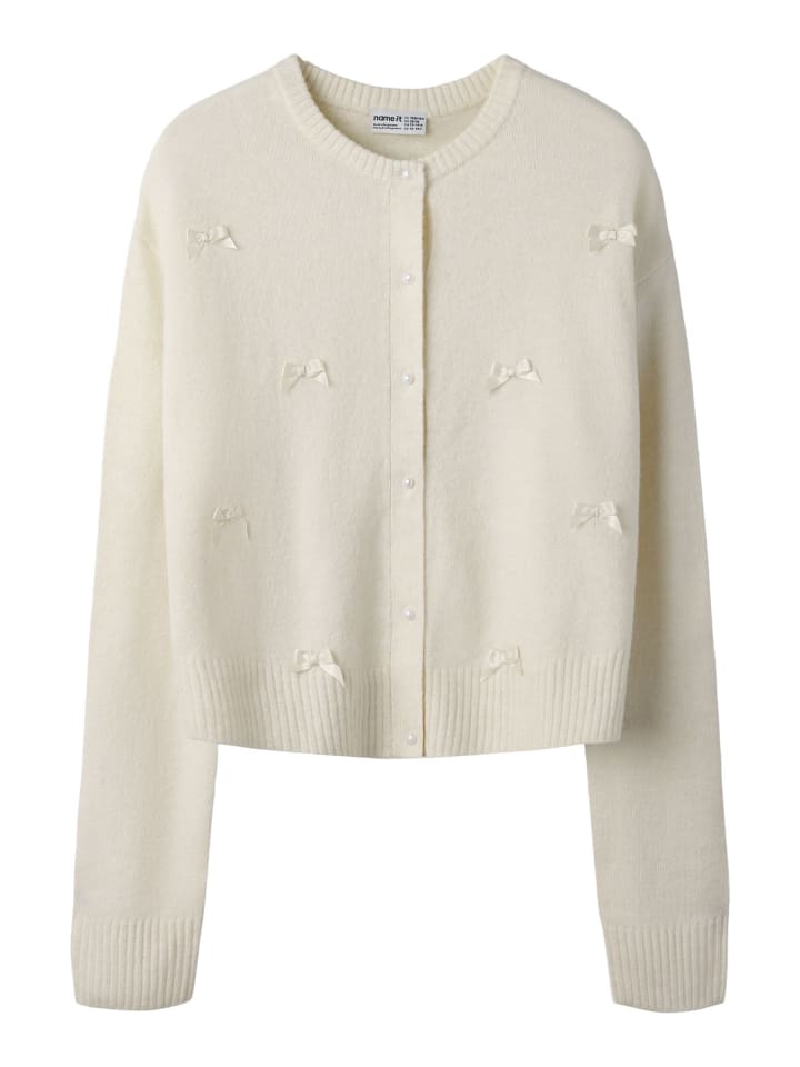 Strickjacke in Antique White