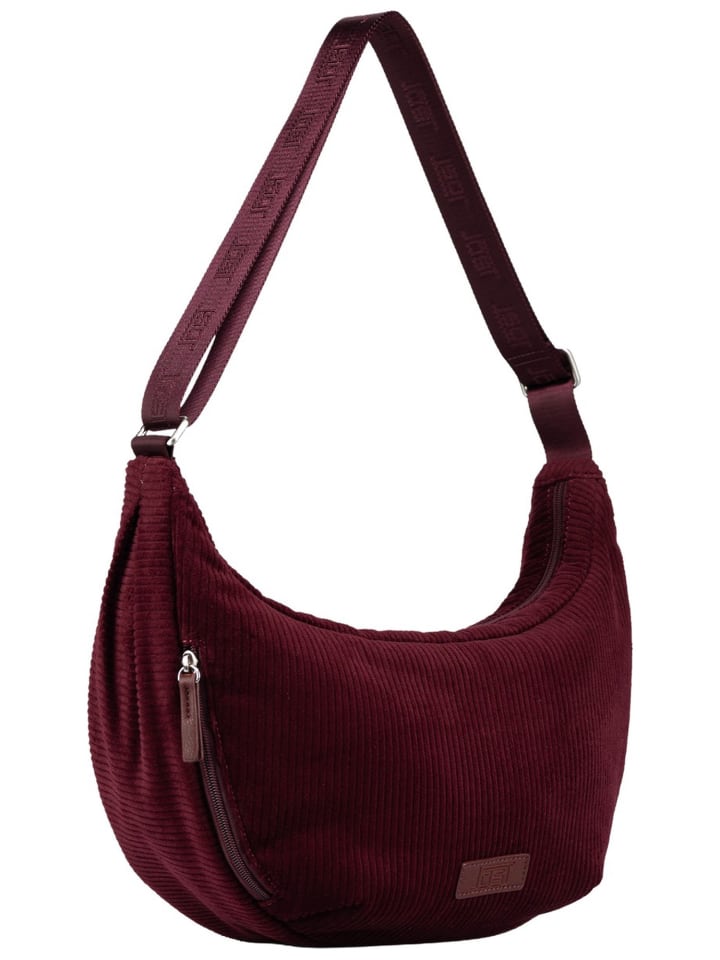 Handtasche Cord in Burgundy