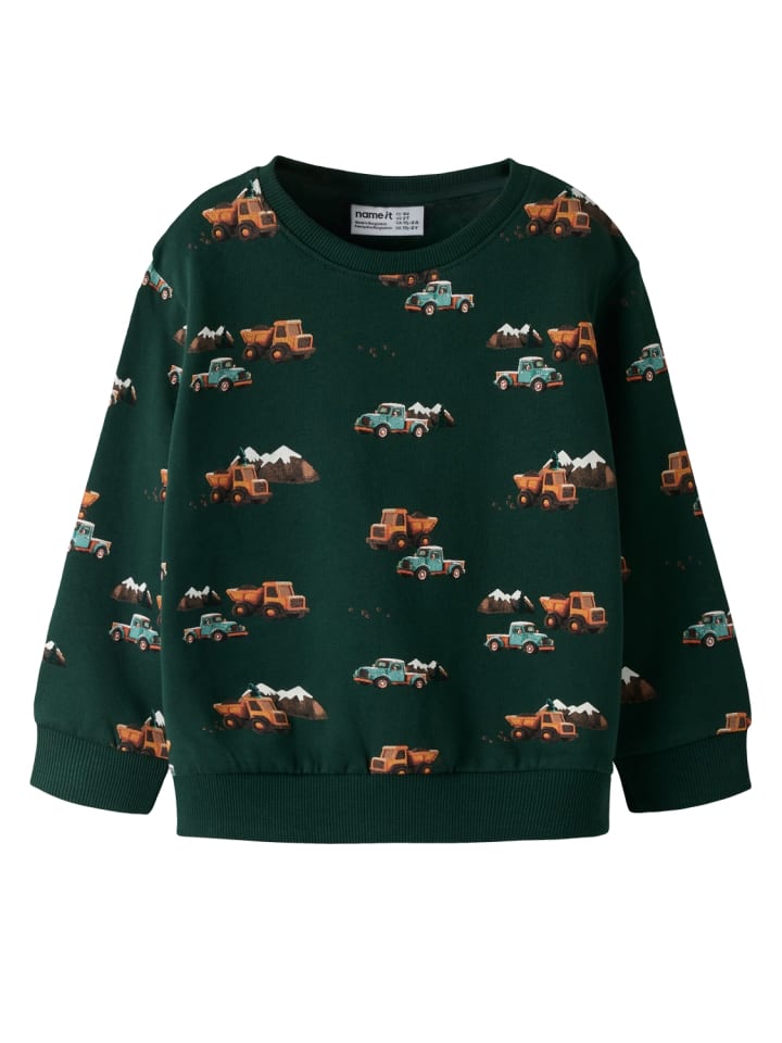 Sweatshirt Bio-Baumwolle Nmmonikian in pine grove