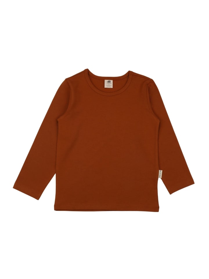 Langarmshirt Terracotta-Shirt