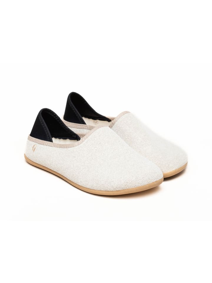 Hausschuh Linen Slip-On in beige