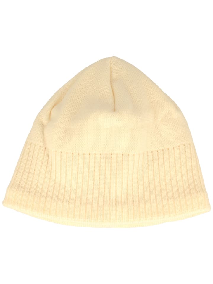Strickmütze in beige