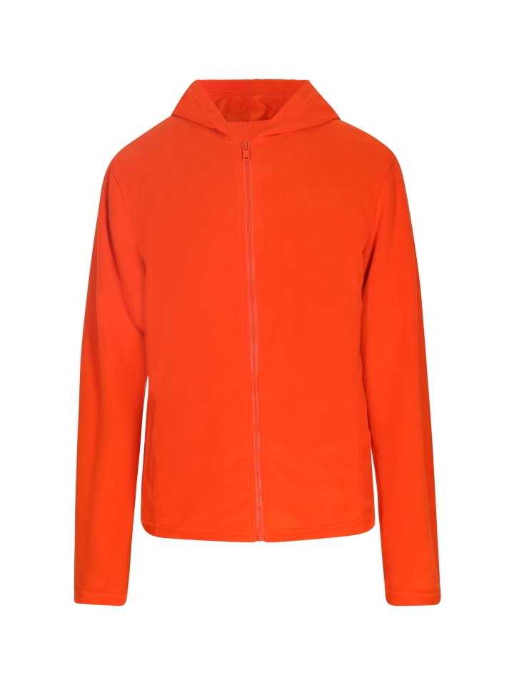 Men Fleece Jacket in Orange