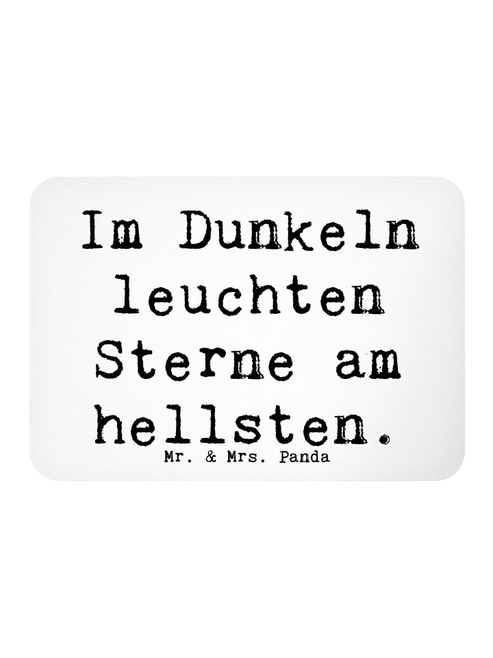 Magnet Spruch Angst vor Dunkelheit überwinden m... in Weiß