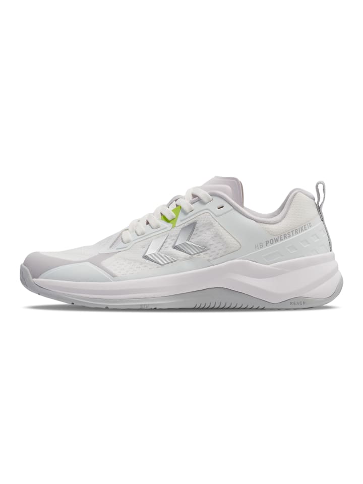 Hallenschuh Hb Powerstrike Handball Erwachsene in WHITE