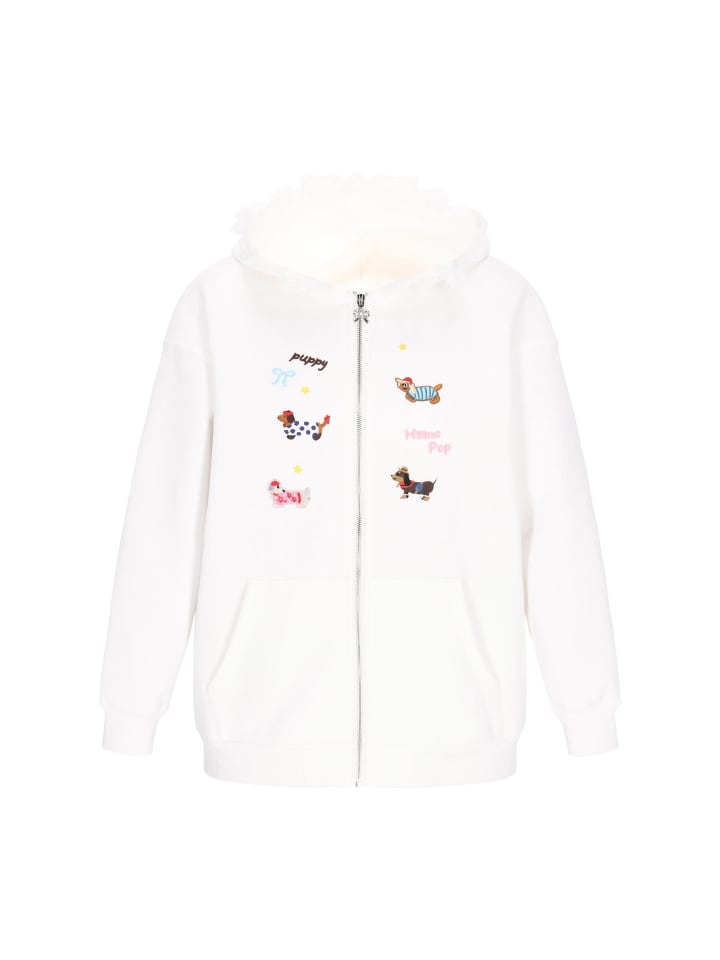 Women Hoodie in offwhite