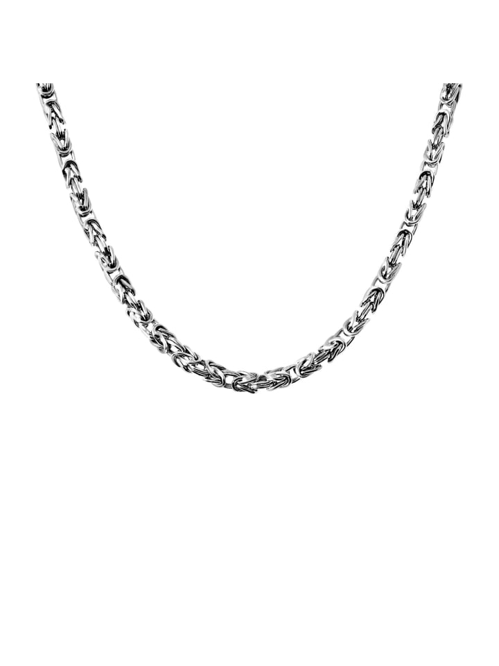 925 Silber Halskette Quadratisch