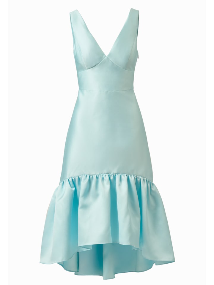 Midikleid Tie Mikado Midi Dress in Clear Sky
