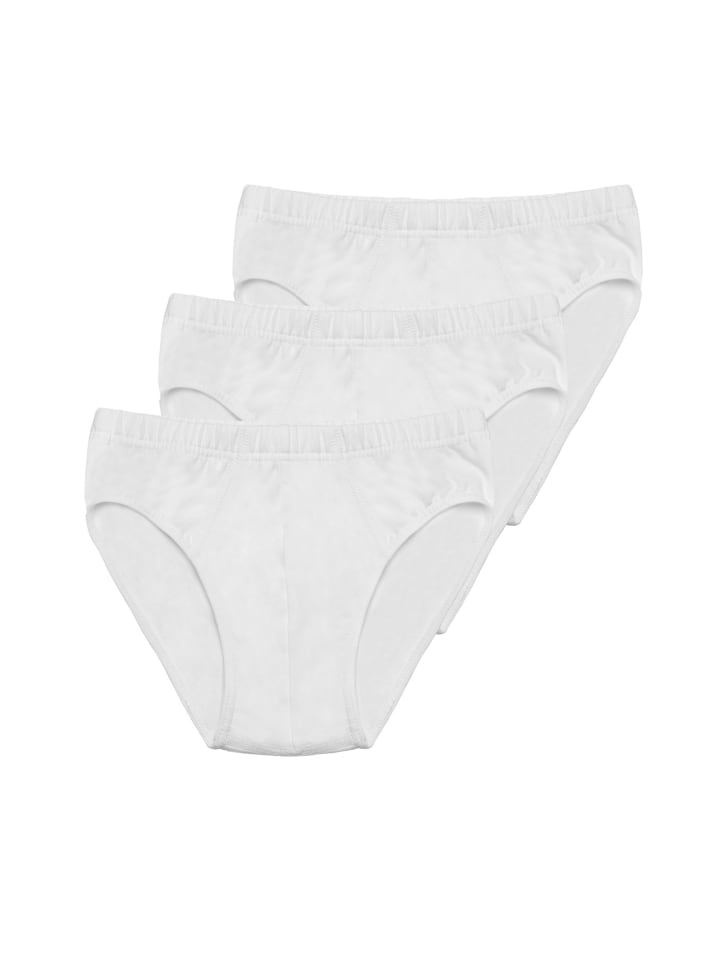 3er-Set: Slip in weiß