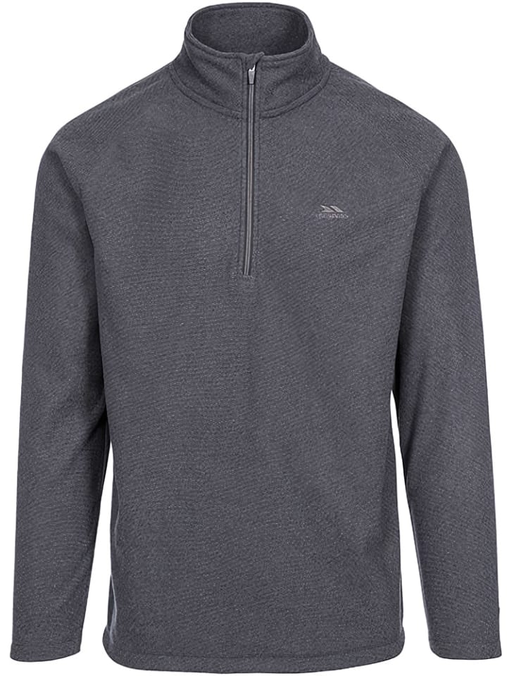 Fleecejacke/Fleecepullover in Grau
