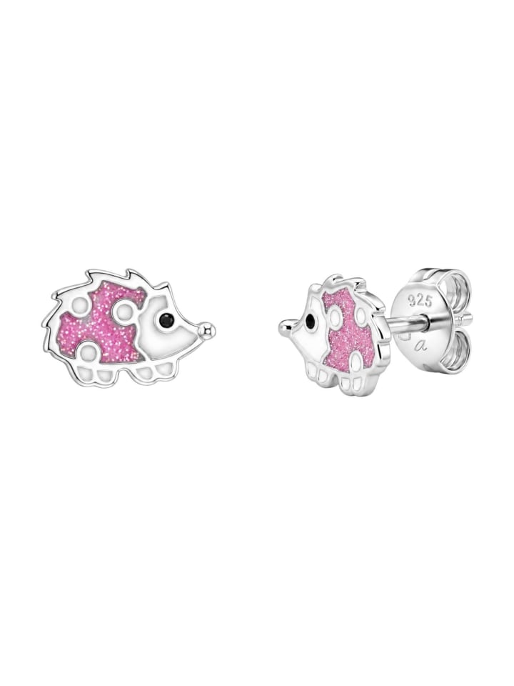 Ohrstecker Silber 925, rhodiniert in rosa