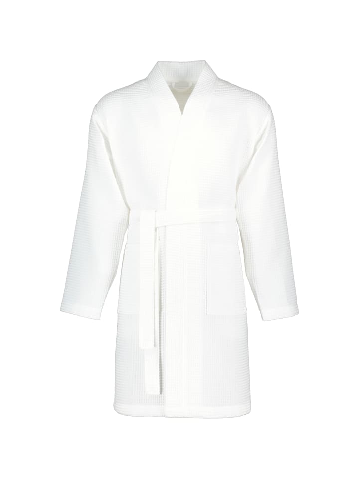 Vossen Bademäntel unisex Kurzmantel Rom weiß - 0300 in weiß - 0300