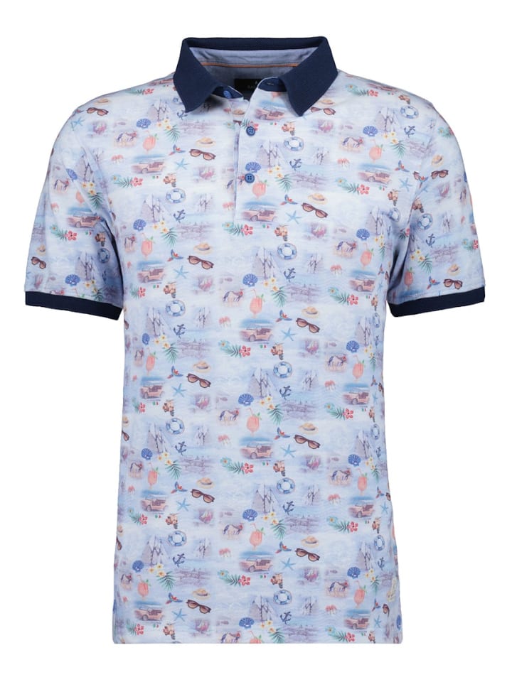 Polo in blau