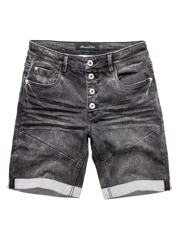 Jeansshorts NILES in Schwarz