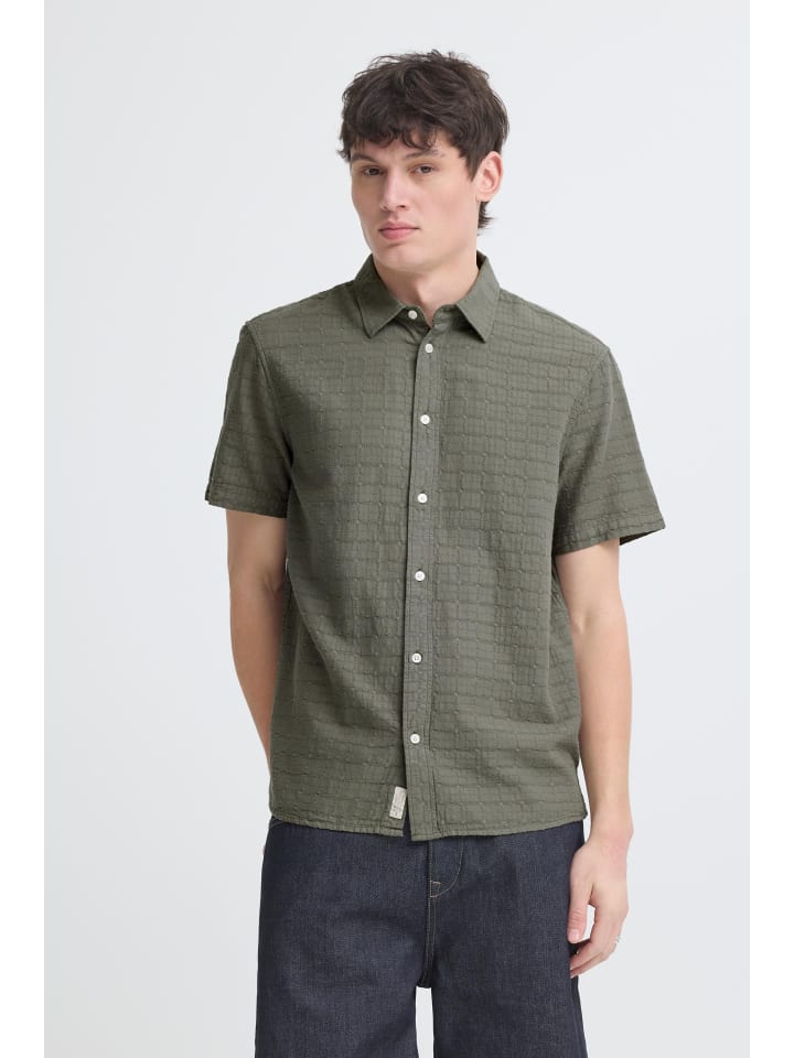 Kurzarmhemd BHAurel in Olive