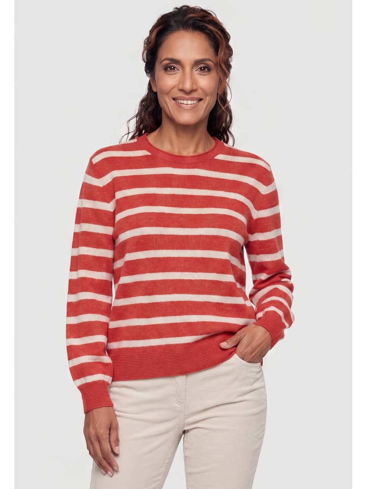 Strickpullover in Sienna Red