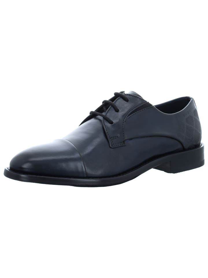 Schnürschuh in blau