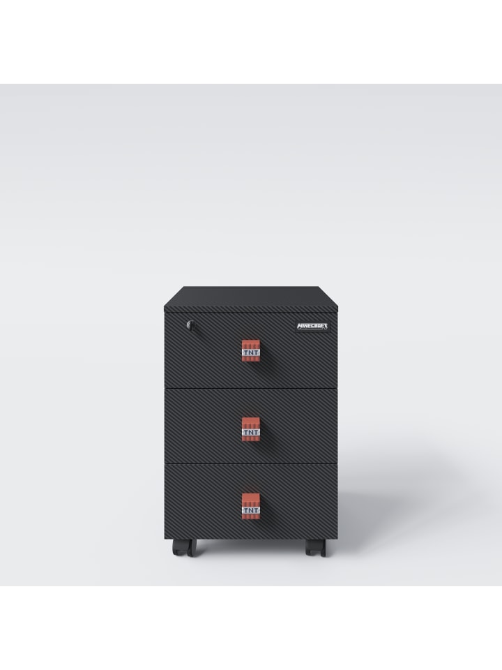MINECRAFT - Rollcontainer mit 3 Schubladen