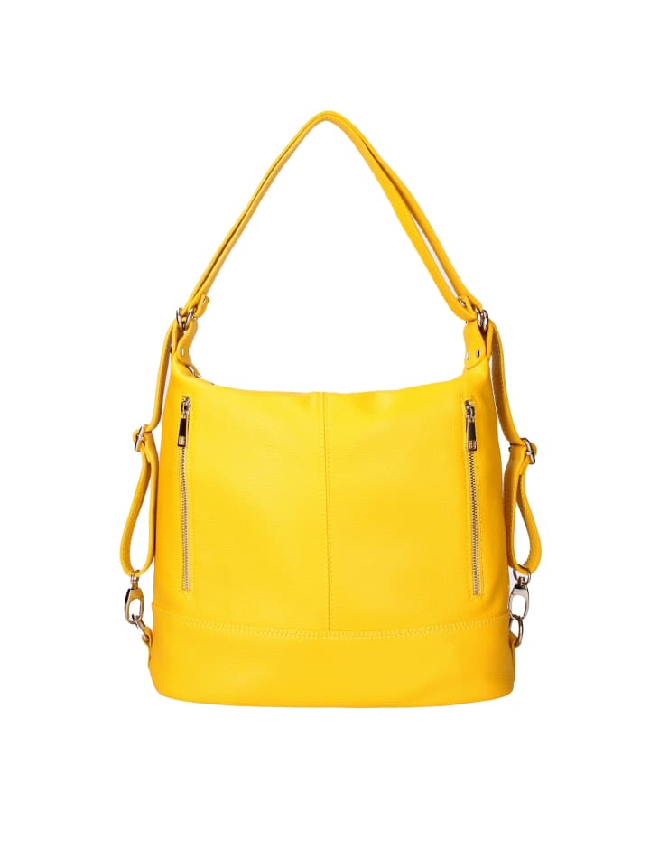 Schultertasche Convertible Rucksack in YELLOW