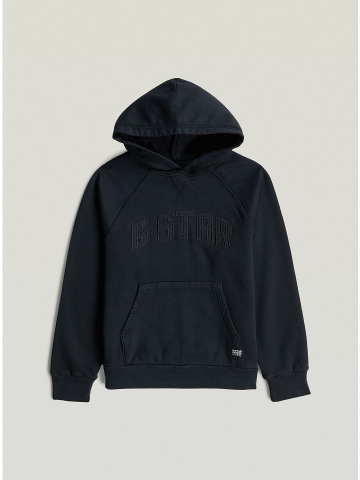 Boys Basic Coll Hooded Sweatshirt salute