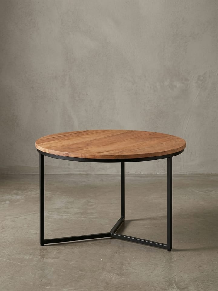 Couchtisch | Akazie/Metall, 60x60x38cm, Premium