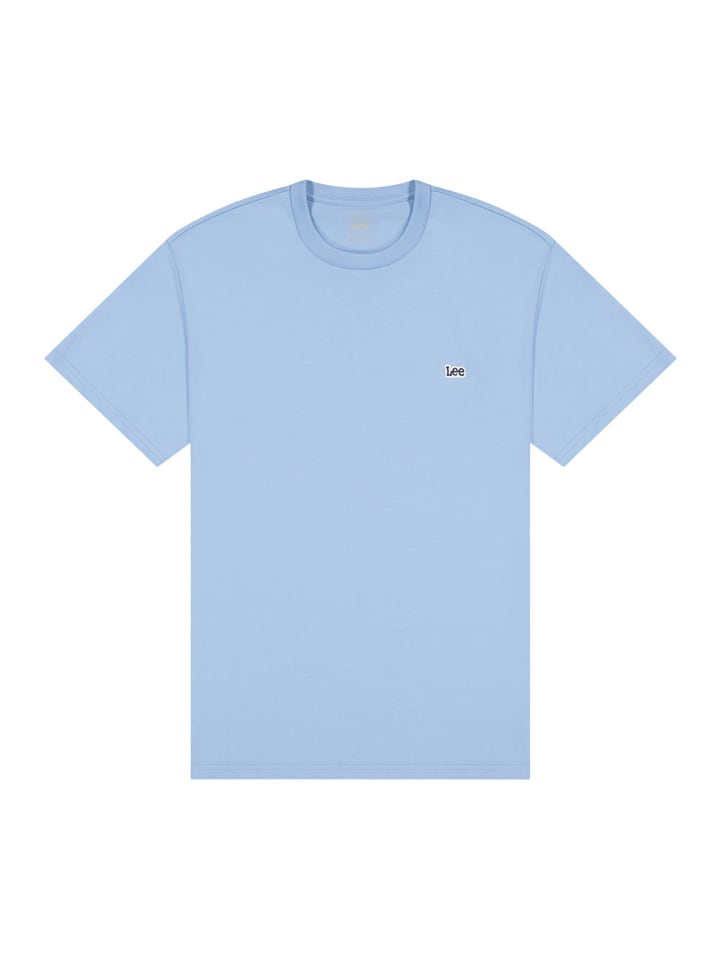 T-Shirt Shortsleeve Patch Logo in Halogen