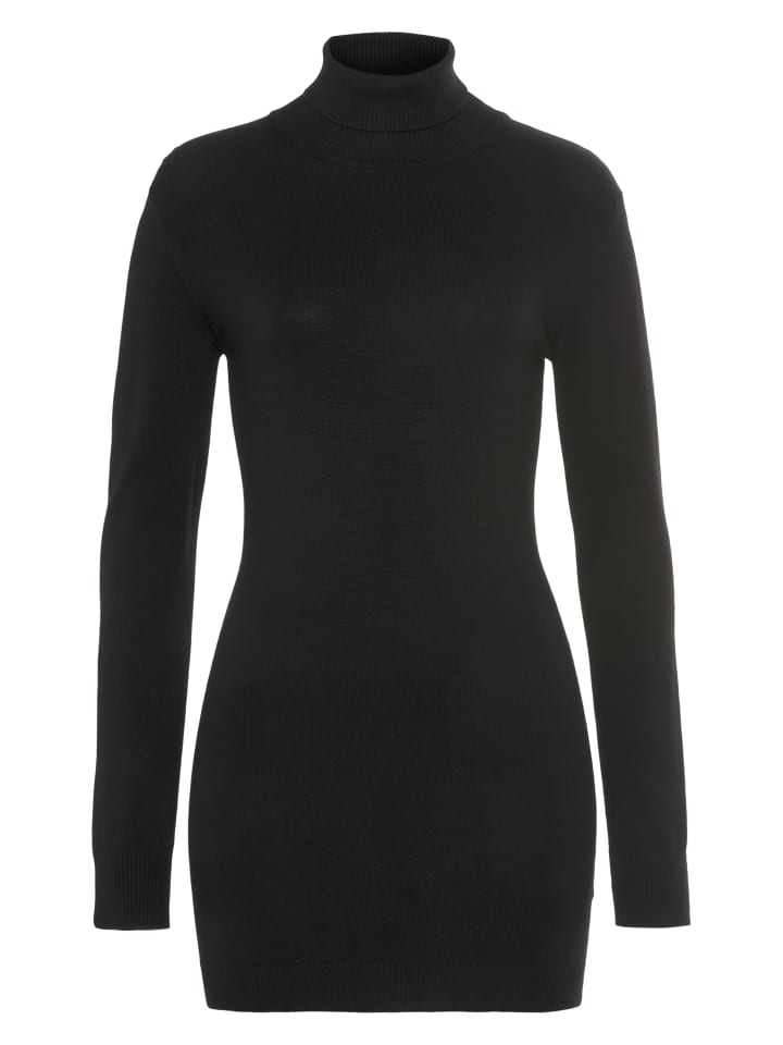 Rollkragenpullover in schwarz