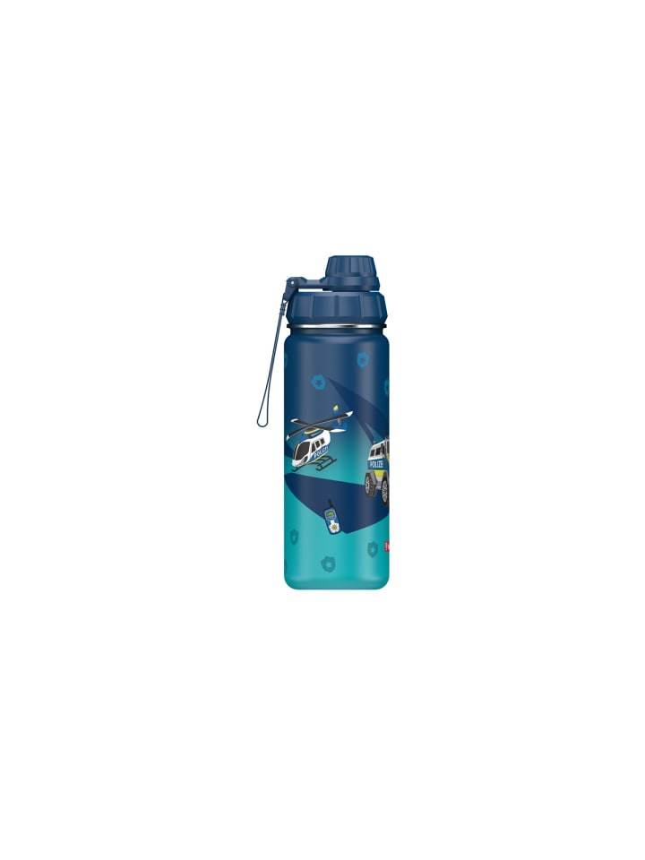 Step by Step Isolierte Edelstahl-Trinkflasche "Police"