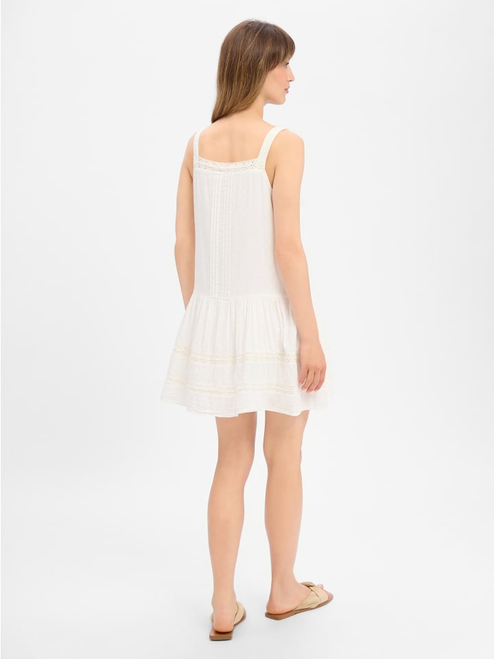 Kleid in ecru - 0001