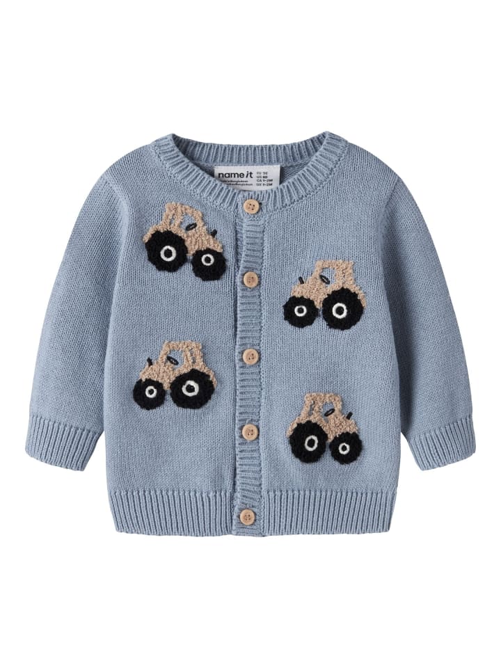 Strickjacke in Ashley Blue