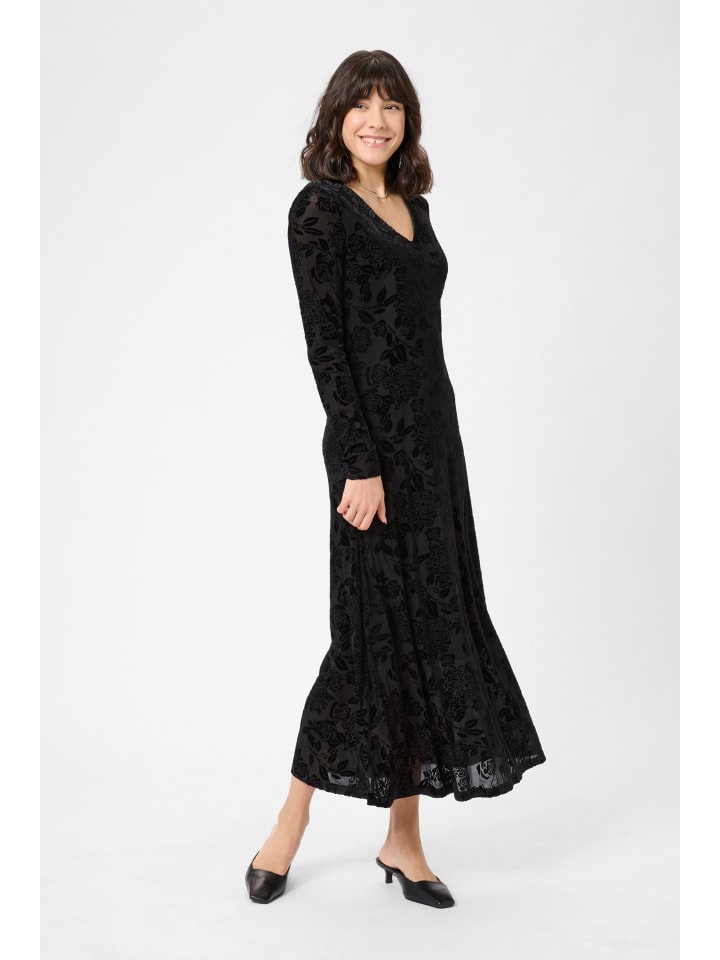Jerseykleid KArosa Slim fit in Black Deep CC