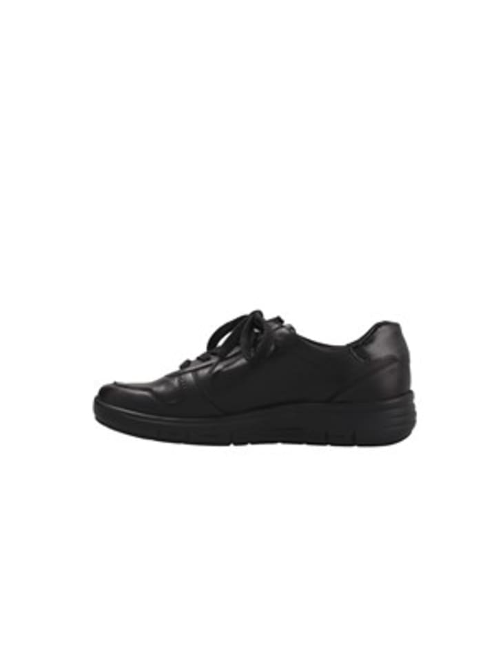 Komfort Schnürschuh in schwarz