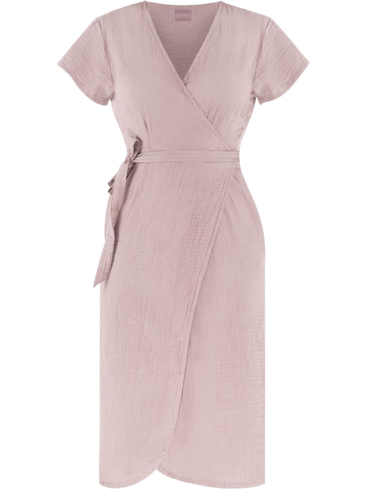 Musselin Kleid Chadies in Rosa
