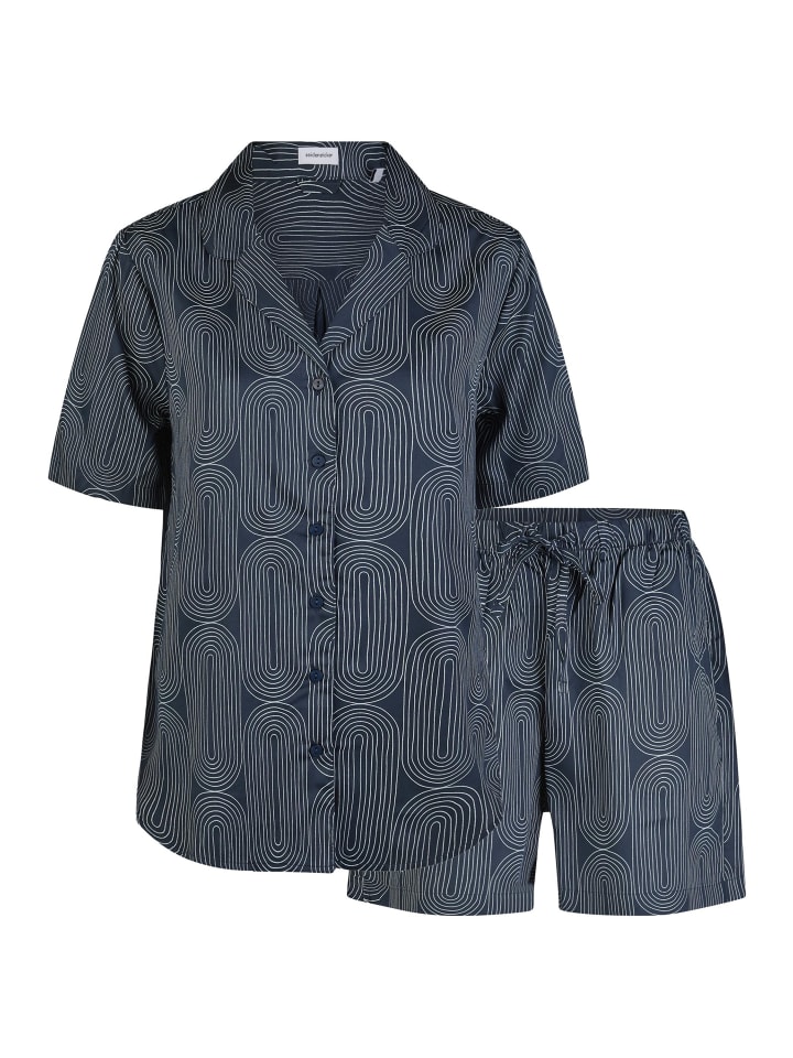 Pyjama Classic Web in Nightblue