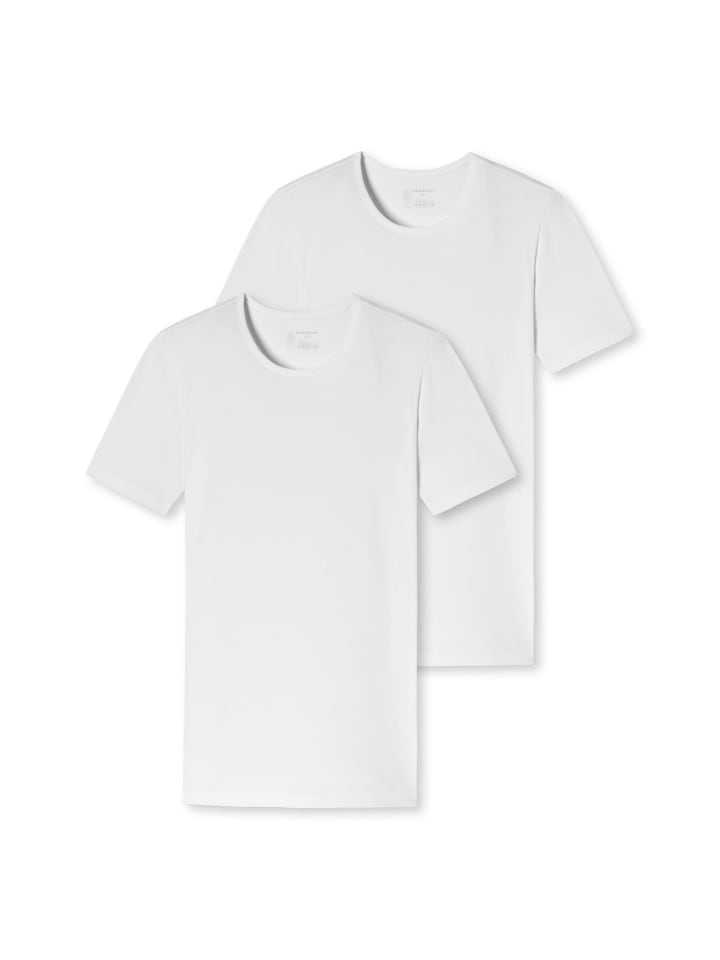 T-Shirt 2er Pack in Weiß