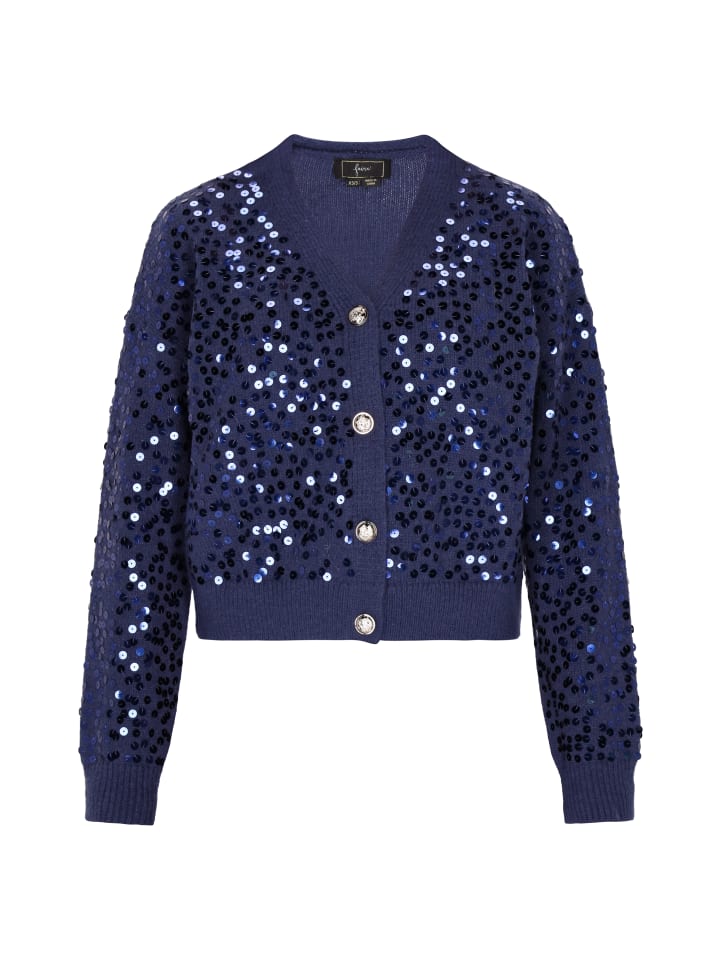 Damen Cardigan in Marine