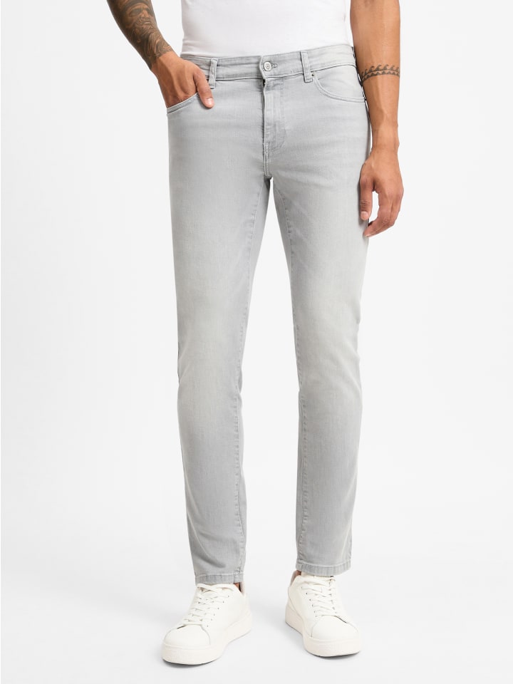 Jeans Loom in hellgrau