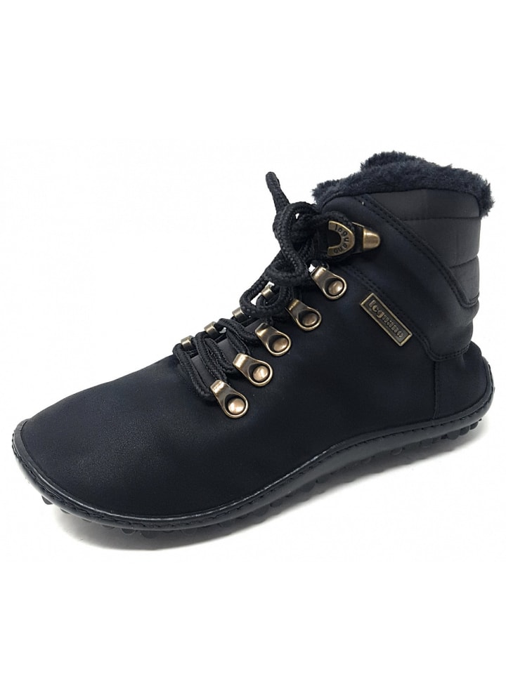 Schnürstiefel husky in Schwarz
