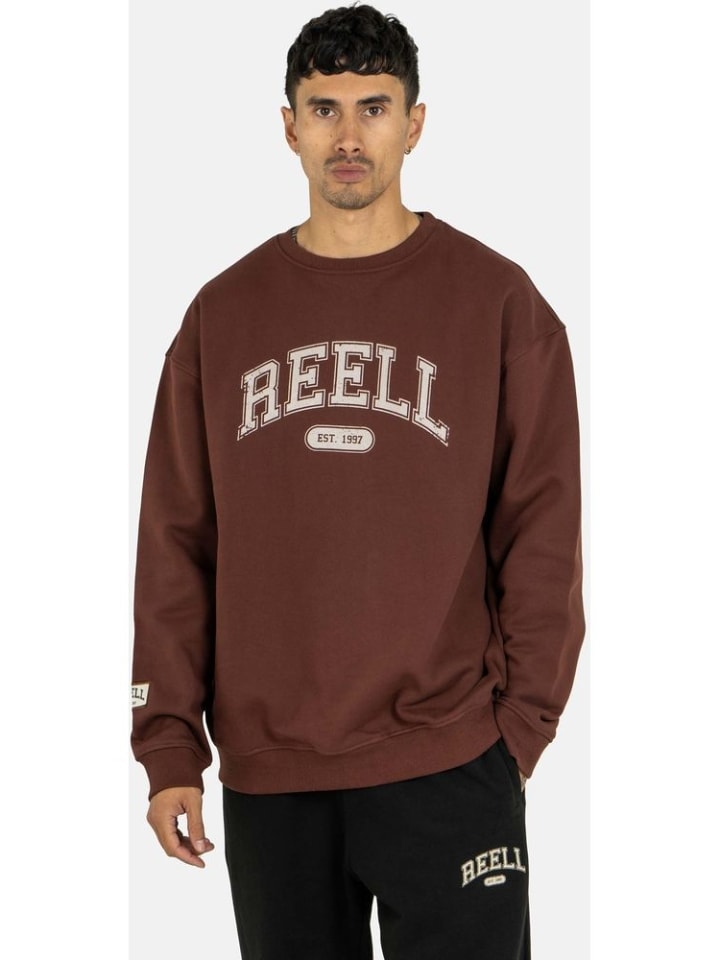 Sweatjacke "Team Crewneck" in Rot