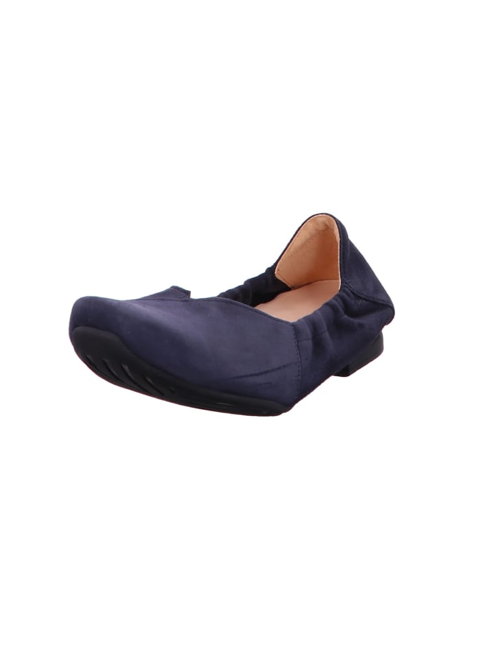 Schnürschuh in blau