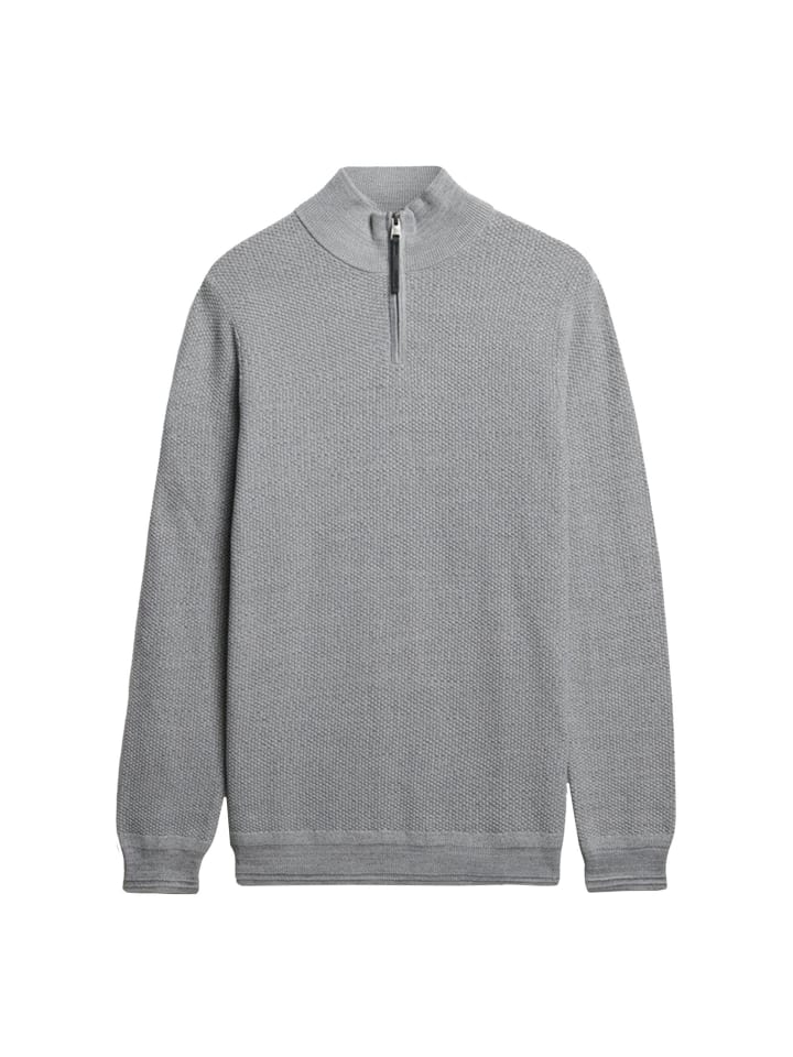 Strickpullover in Hellgrau