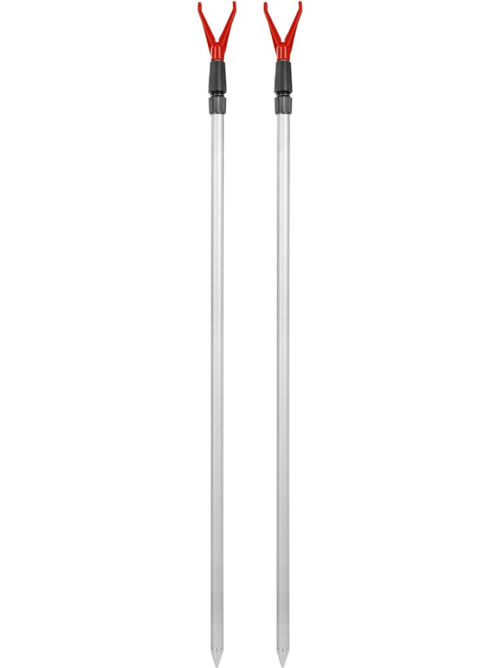 2er Pack Teleskop-Rutenhalter 75-135 cm Holdo in Rot