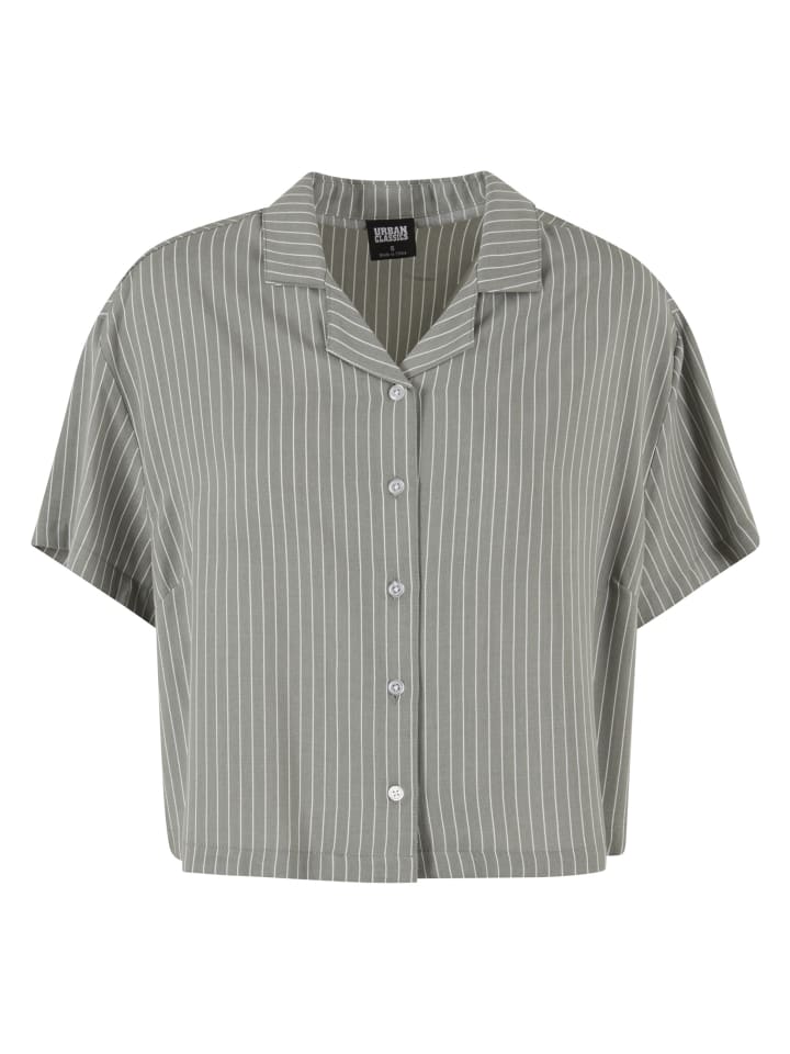 Short Sleeve Shirt in paleolive/white