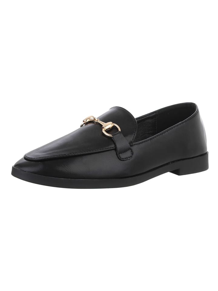 Halbschuh in Schwarz